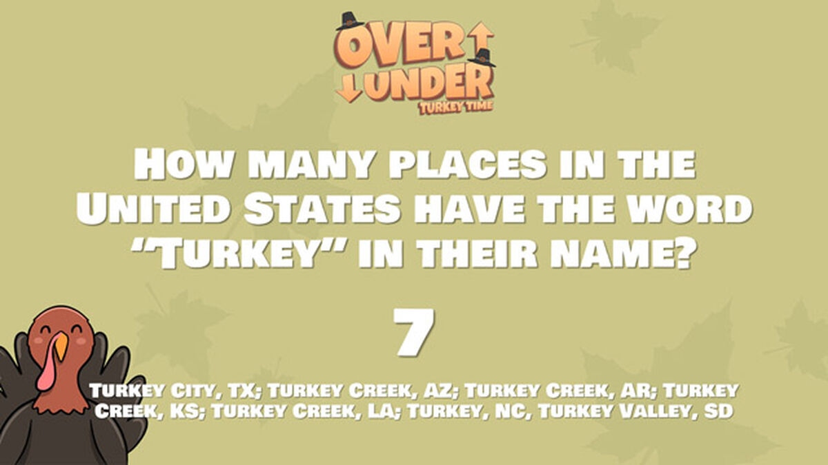 Over Under Turkey Time image number null